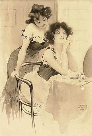Women at their Toilette, date unknown， Raphael Kirchner