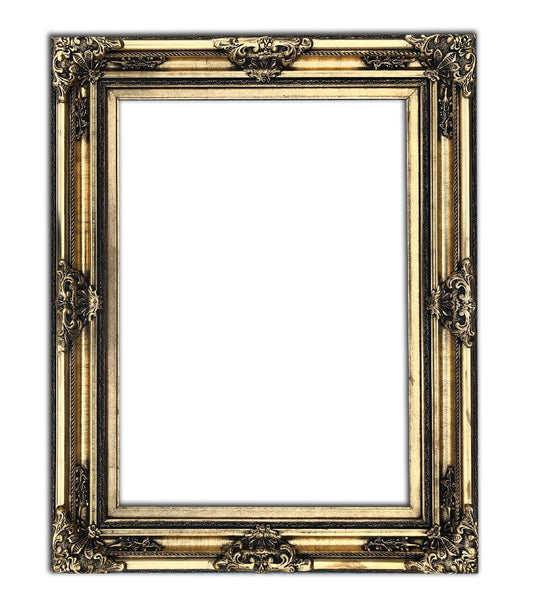Wooden frame in golden color, 20x24 ins