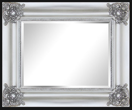 Wooden frame, silver 50x60 cm