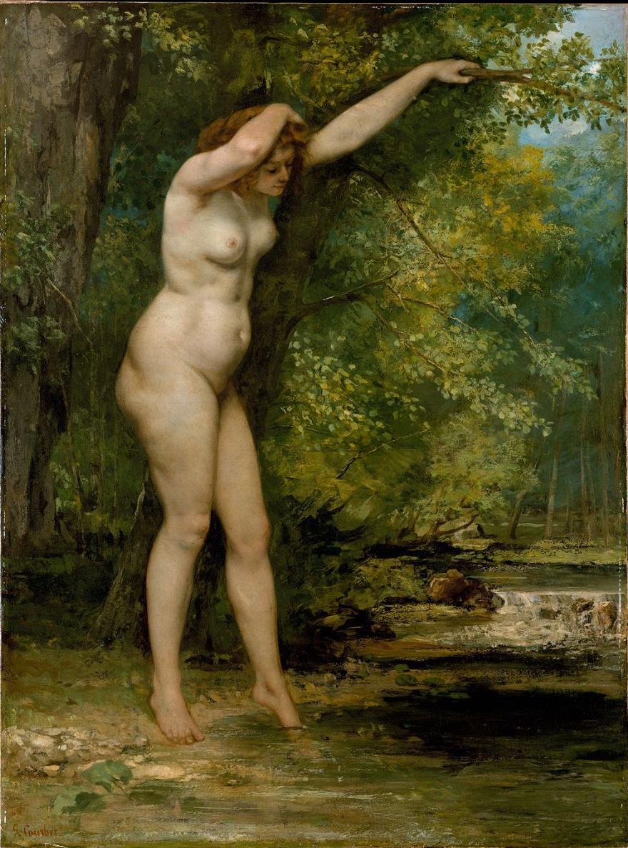 Young Bather, 1866, Jean Désiré Gustave Courbet