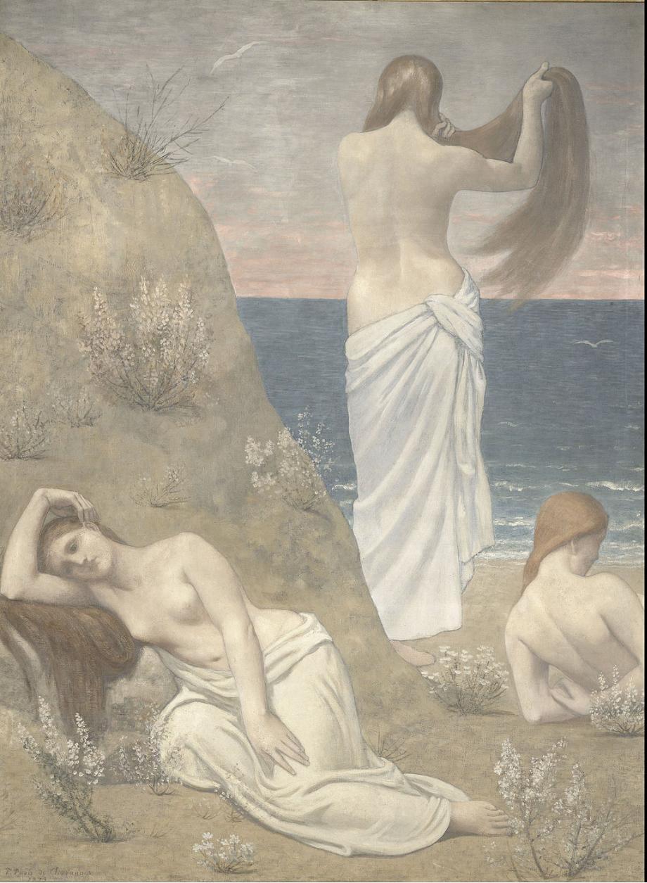 Young Girls by the Seaside (1879), Pierre Puvis de Chavannes