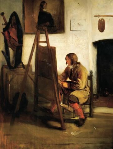 Young Painter in his Studio   Bernard Pietersz Fabritius
