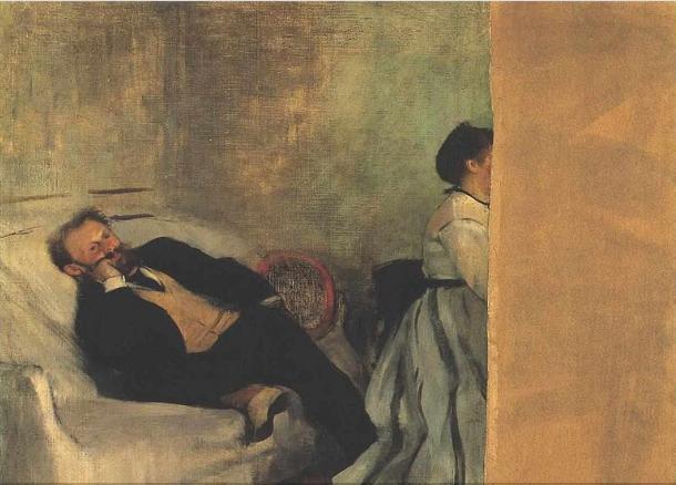 Édouard Manet and Mme. Manet,  ,Edgar Degas