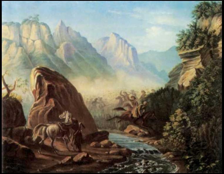 mountain landscapes, Mikhail Lermontov
