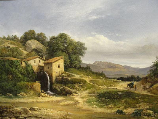 vue du taillefer prise des cotes de Sassenage,Jean Achard